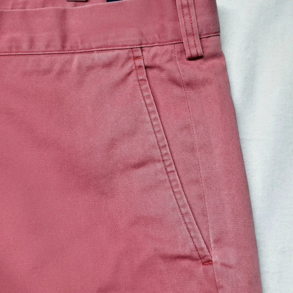 Polo Ralph Lauren Chino Shorts Men's 38 Pink Cotton Classic Fit Stain On Leg